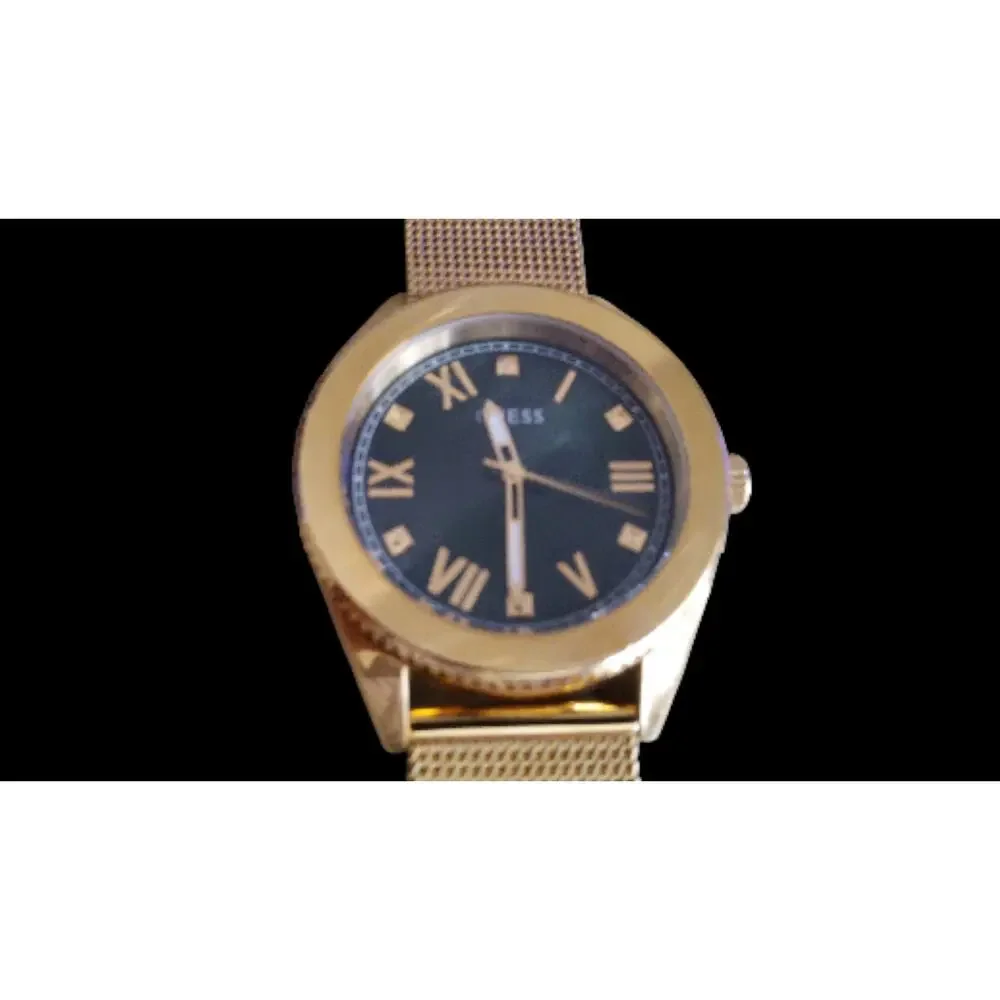 Guess Men’s Watch Stainless Steel Quartz Diamond Accent‎ Analog Wristwatch